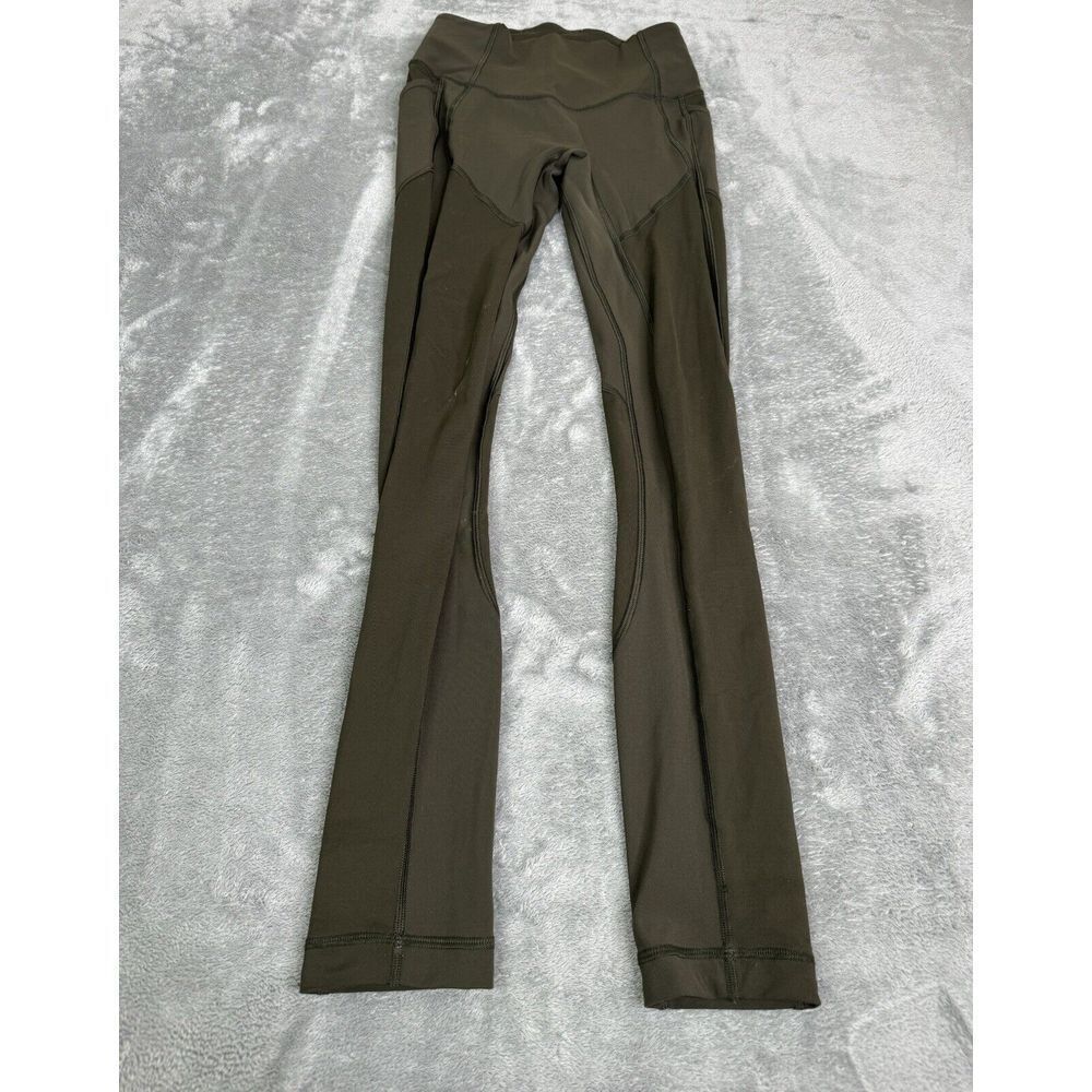 Lululemon Wunder Under High Rise Tight Women's Size 4 army green